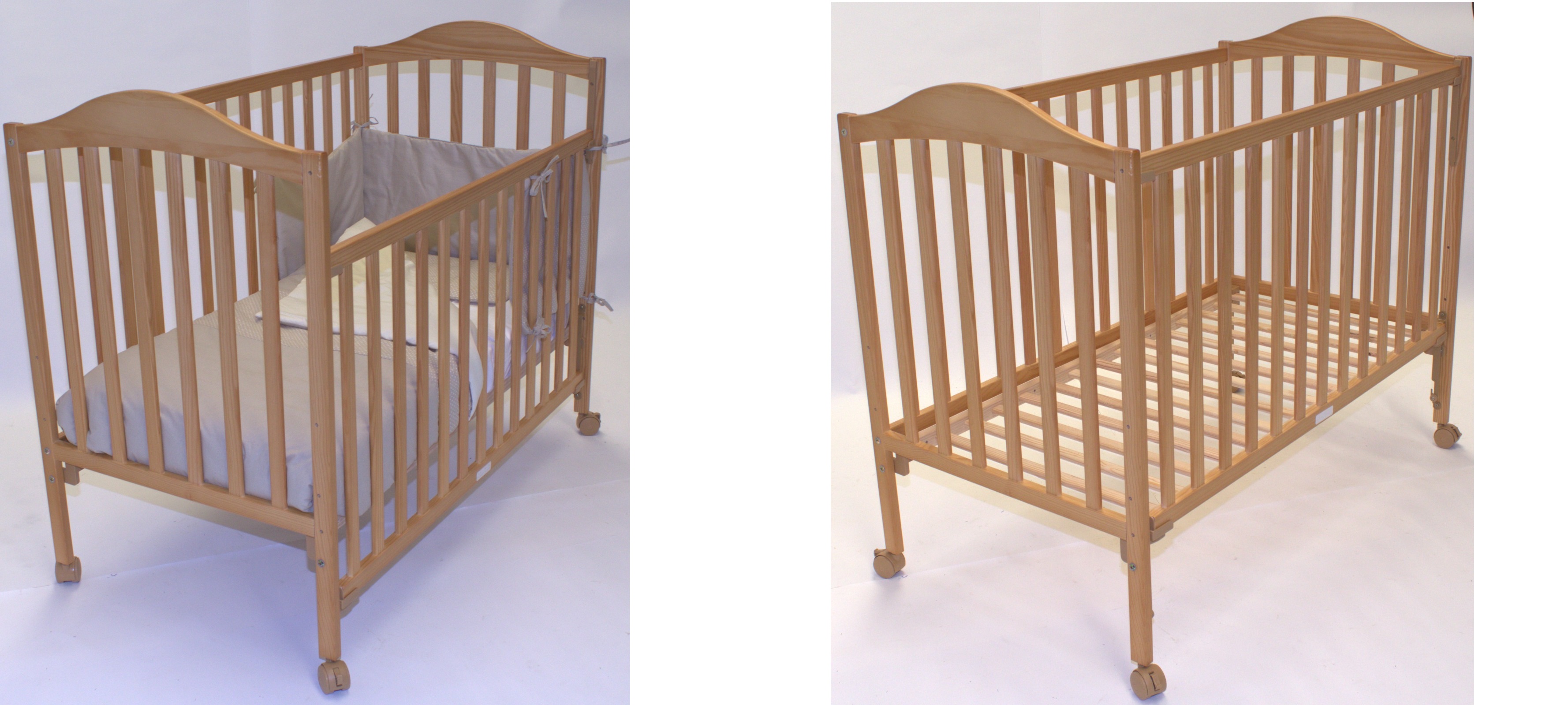 CAMA MADEIRA P/BEBE 800582 CARVALHO